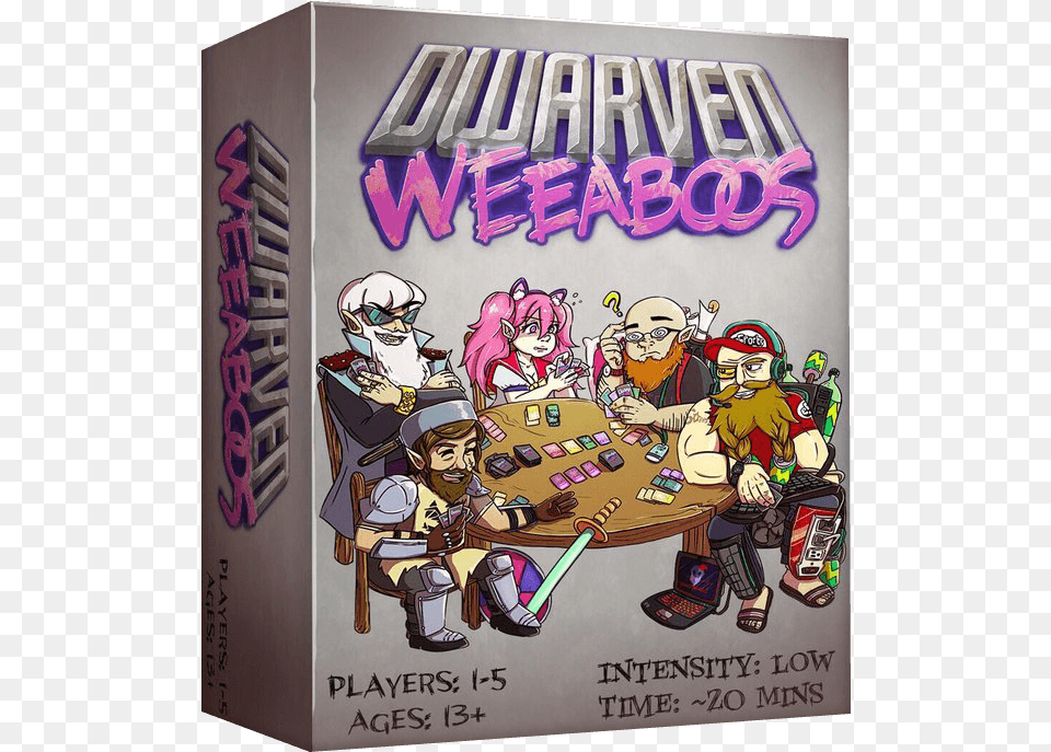 Dwarven Weeaboos Box Dwarven Weeaboos, Book, Comics, Publication, Baby Free Png Download