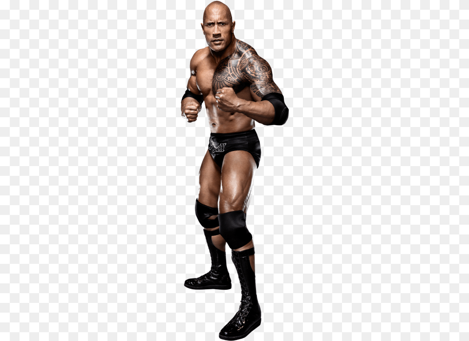 Dwayne Douglas Johnson Dwayne The Rock Johnson Wwe, Tattoo, Skin, Person, Man Free Png Download