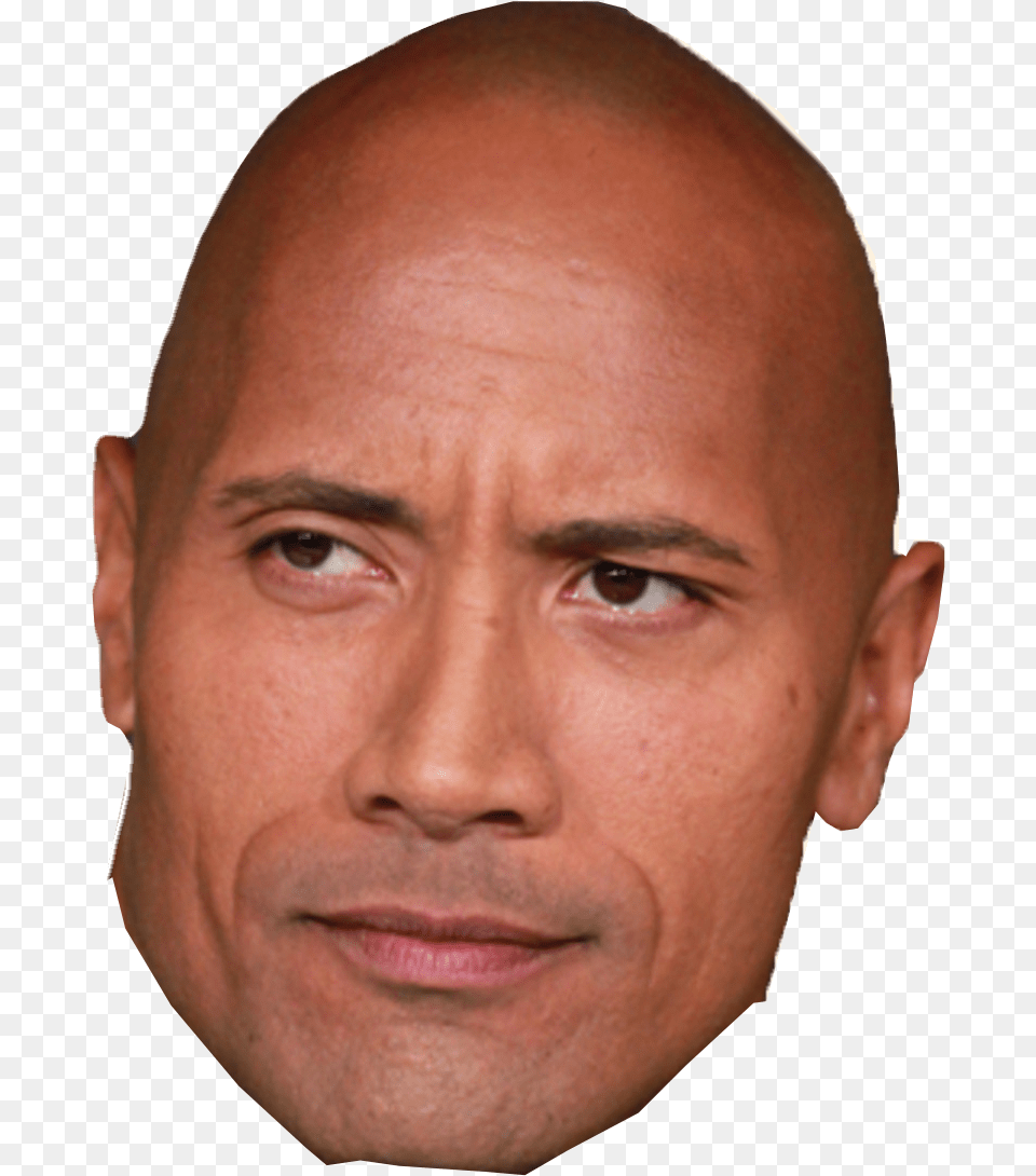 Dwayne Johnson Face, Adult, Portrait, Photography, Person Free Png Download