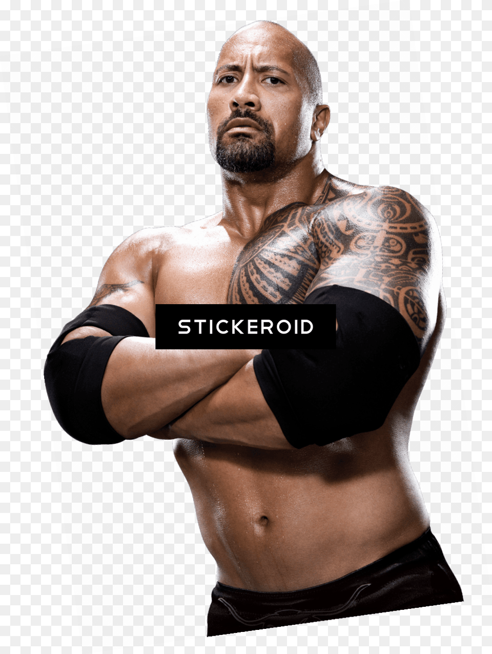 Dwayne Johnson Hd Professional Wrestling, Tattoo, Skin, Person, Man Free Png