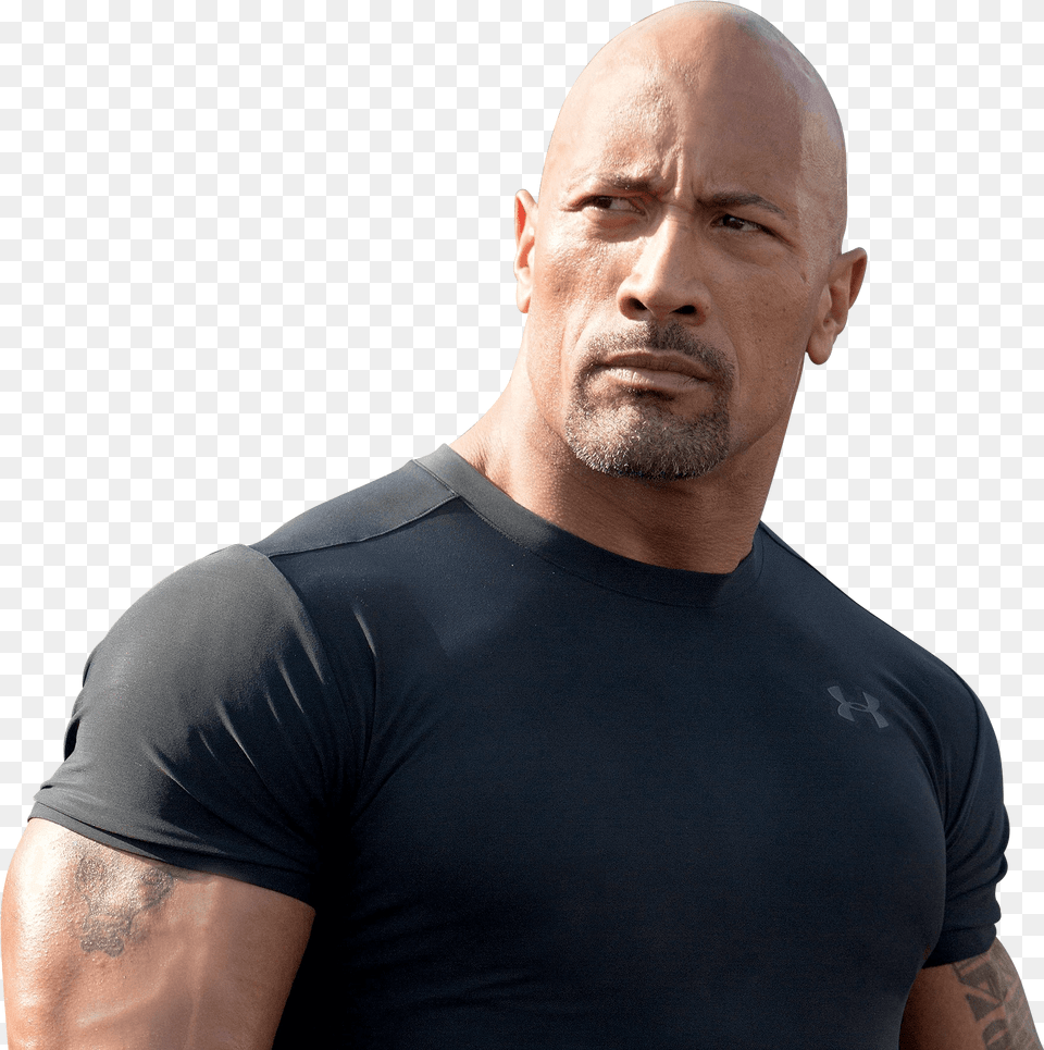 Dwayne Johnson Image Download Searchpng Fast And Furious 9 The Rock, T-shirt, Clothing, Adult, Person Free Png