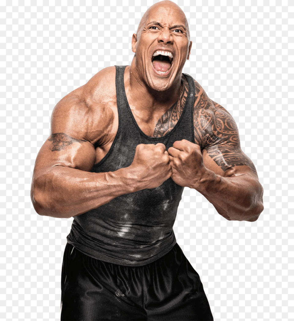 Dwayne Johnson Images Dwayne Johnson, Angry, Face, Head, Person Png