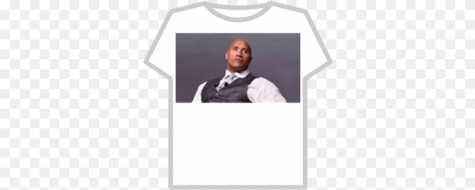 Dwayne Johnson Roblox Roupa Do Goku Black Roblox, Vest, Clothing, T-shirt, Shirt Free Png