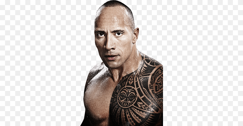 Dwayne Johnson Wwe Night Of Champions 2011, Person, Skin, Tattoo, Adult Free Transparent Png