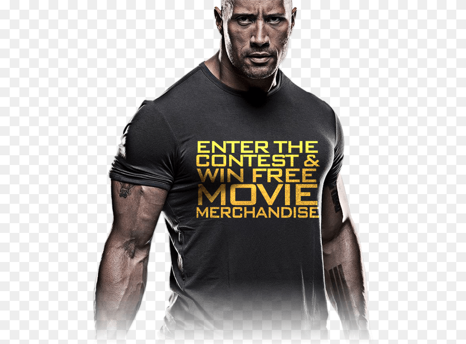Dwayne The Rock Johnson Dwayne Johnson, T-shirt, Clothing, Person, Man Free Png Download