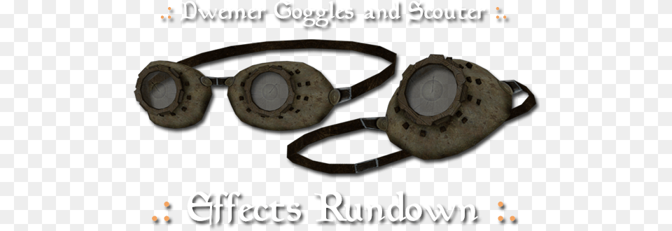 Dwemer Goggles And Scouter Dot, Accessories Free Png Download