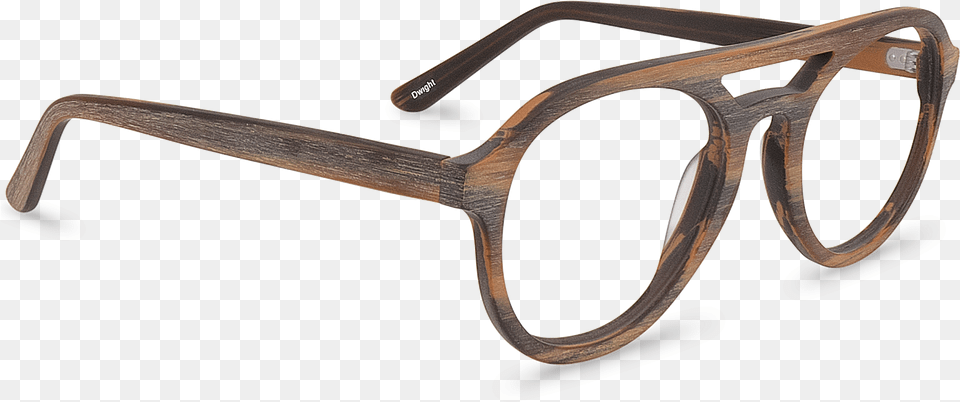 Dwight Aviator Glasses Wood, Accessories, Scissors Png