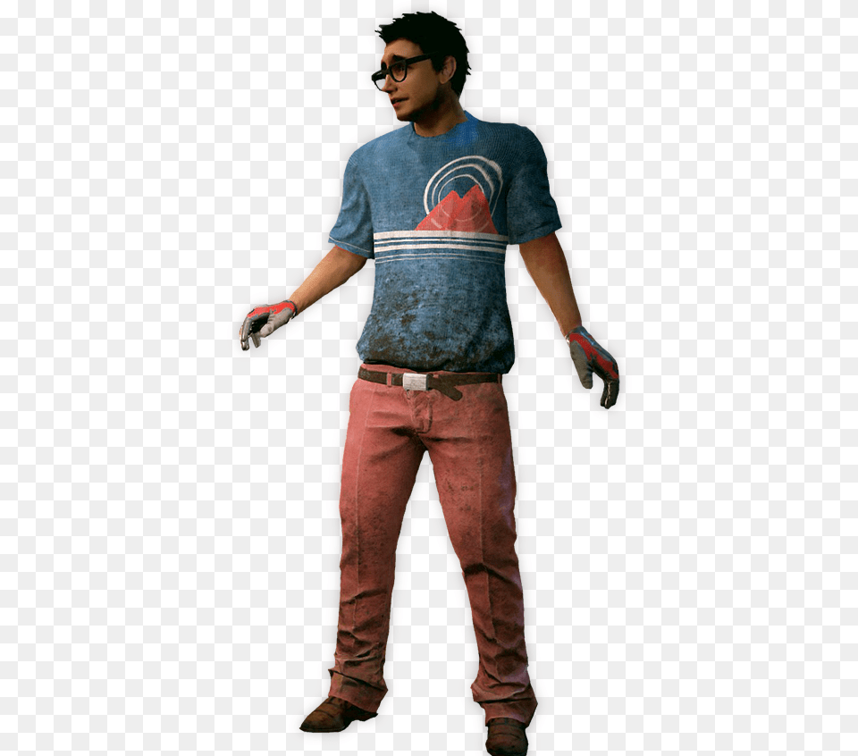Dwight Fairfield 80s Dead By Daylight Dwight Fairfield, T-shirt, Clothing, Pants, Adult Png Image