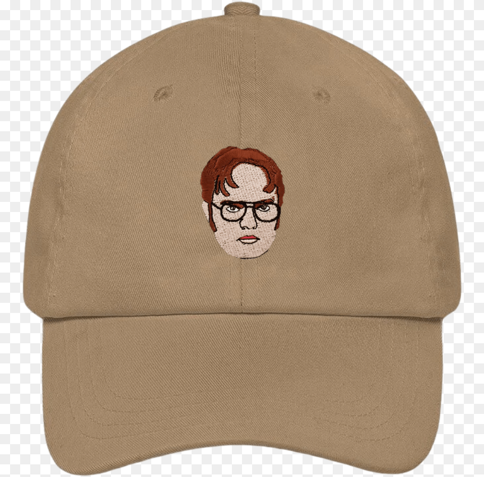 Dwight Schrute Hat Baseball Cap, Baseball Cap, Clothing, Person, Face Free Transparent Png