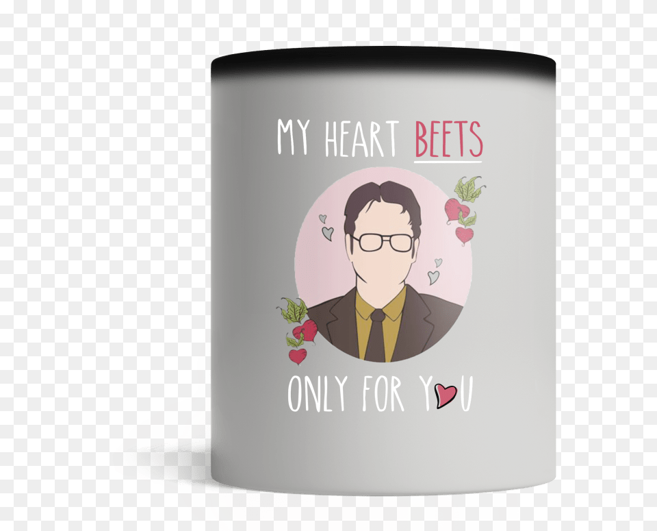 Dwight Schrute My Heart Beets Only For You Mugs My Heart Beets Only For You, Publication, Book, Adult, Person Png Image