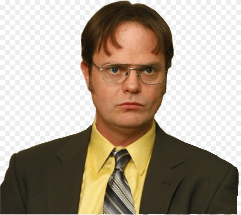 Dwight Theoffice Office Mood Freetoedit Dwight The Office Characters, Accessories, Suit, Portrait, Photography Free Transparent Png