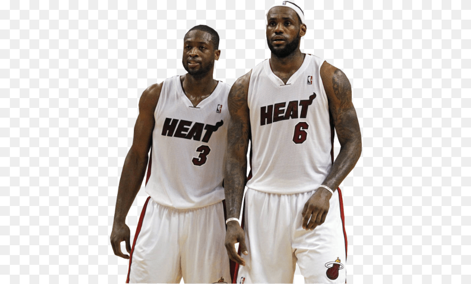 Dwyane Wade And Lebron, Clothing, People, Person, Shirt Free Transparent Png