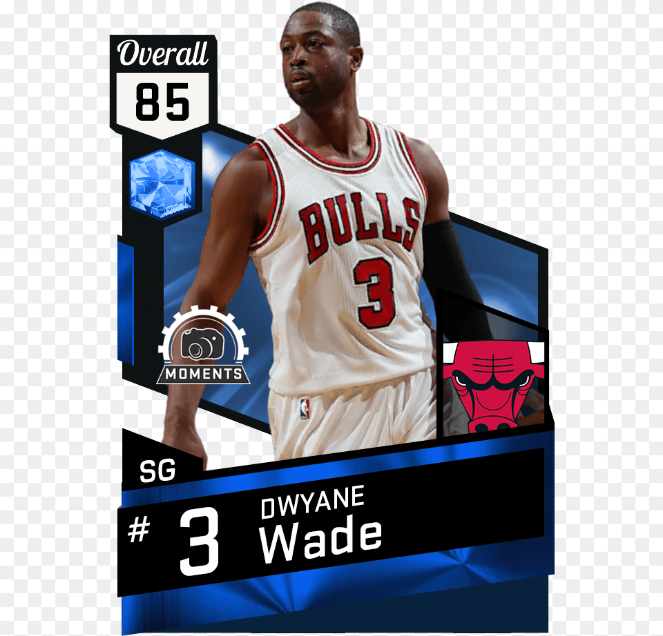 Dwyane Wade Get 99 Overall, Clothing, People, Person, Shirt Png Image