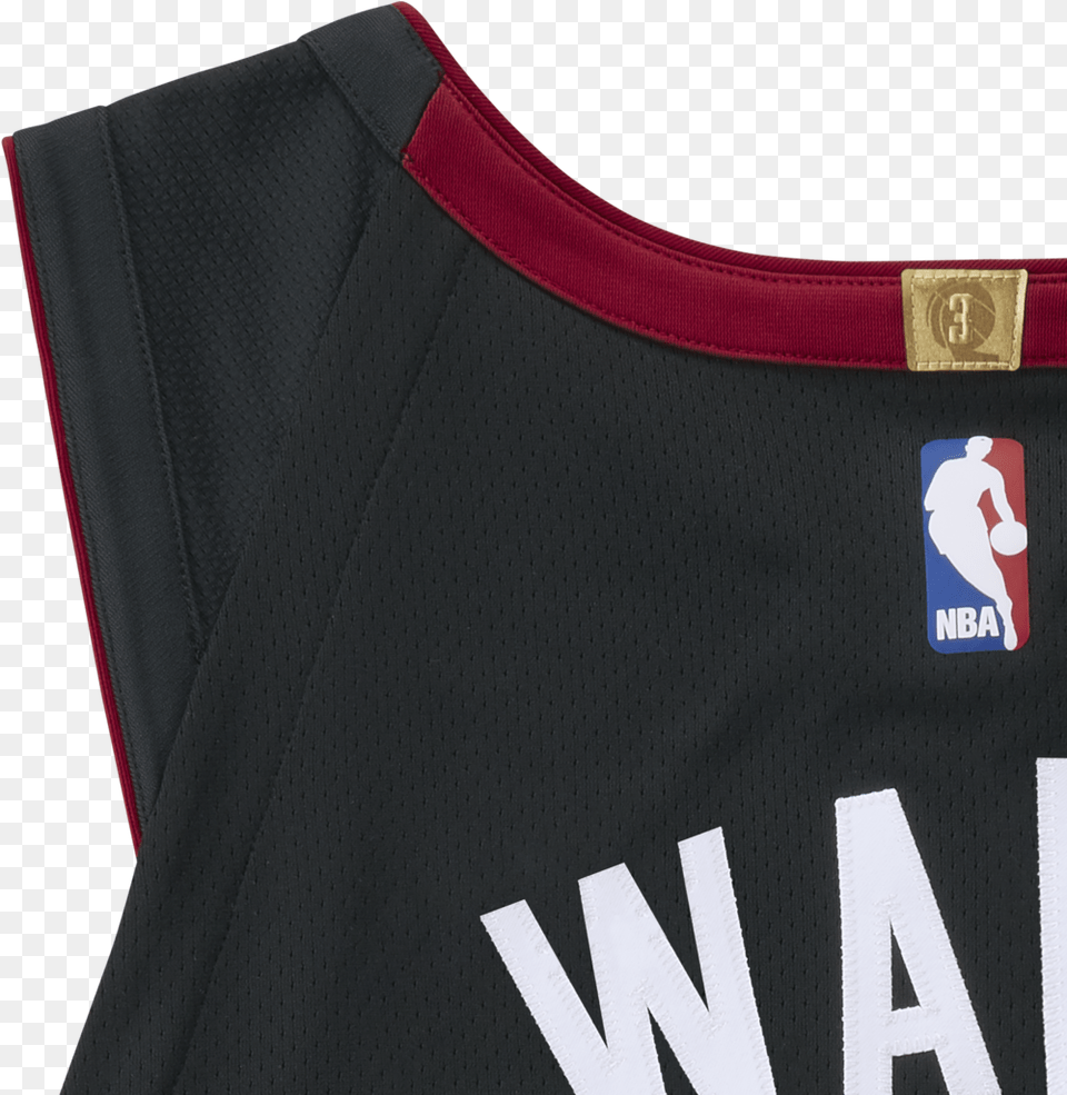 Dwyane Wade Nike Icon Black Authentic Jersey Scapula Shaped Arm Hole, Clothing, Shirt, Adult, Male Free Png Download