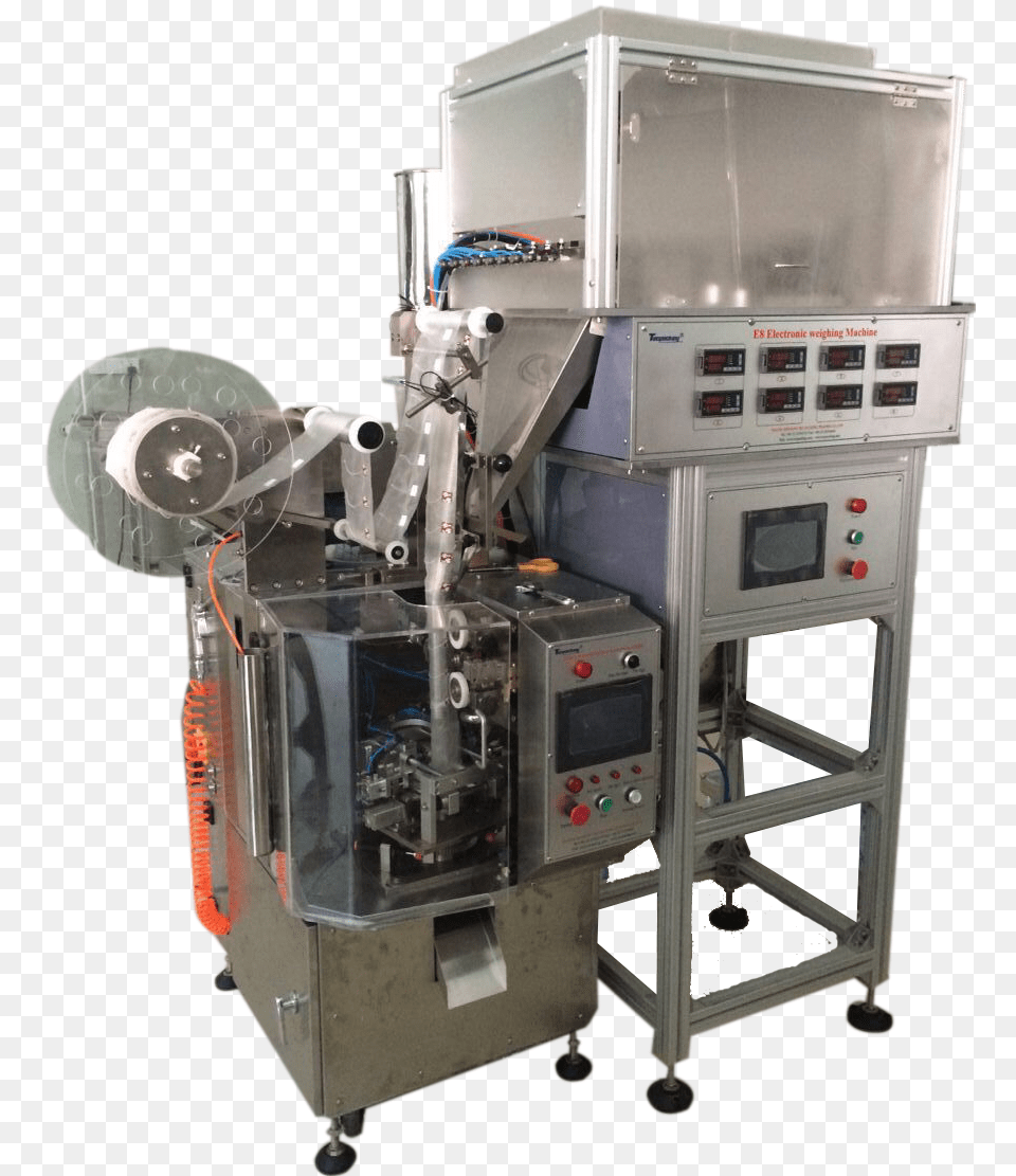 Dxdct Ev8 Double Systems Pyramid Tea Bag Packing Machine Planer, Pump, Gas Pump, Vehicle, Transportation Png Image