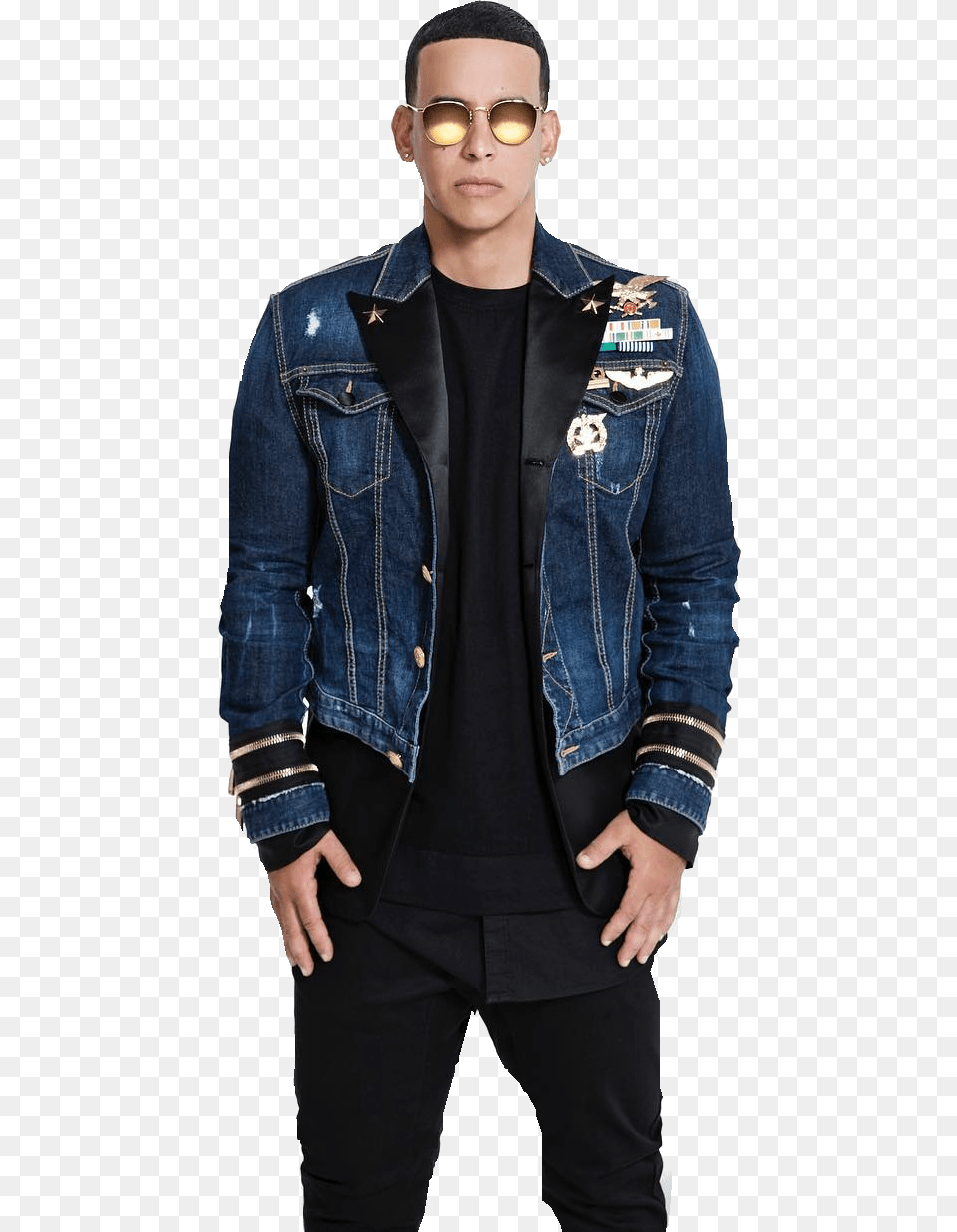 Dy Photoshooting Septiembre Daddy Yankee, Vest, Pants, Jacket, Coat Png Image