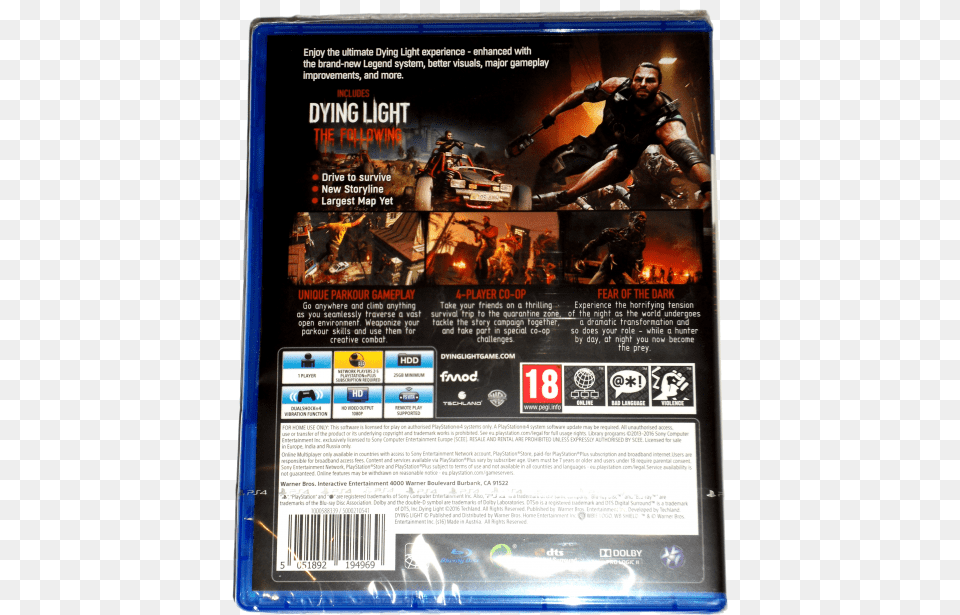 Dying Light The Following Enhanced Edition Ps4 Dying Light Following, Advertisement, Poster, Adult, Person Png Image
