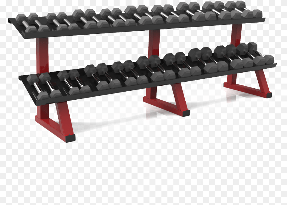 Dynamic 2 Tier Hex Dumbbell Rack Dumbbell, Fitness, Gym, Sport, Working Out Png Image