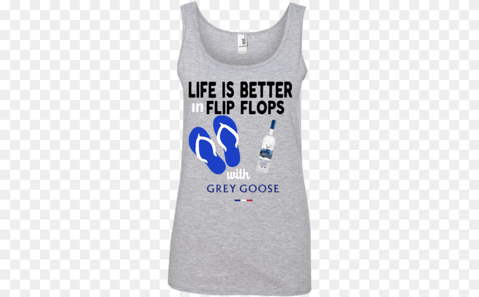 Dynamicimagehandler Life Is Better In Flip Flops With Bud Light Shirt, Clothing, Tank Top, Brush, Device Png Image