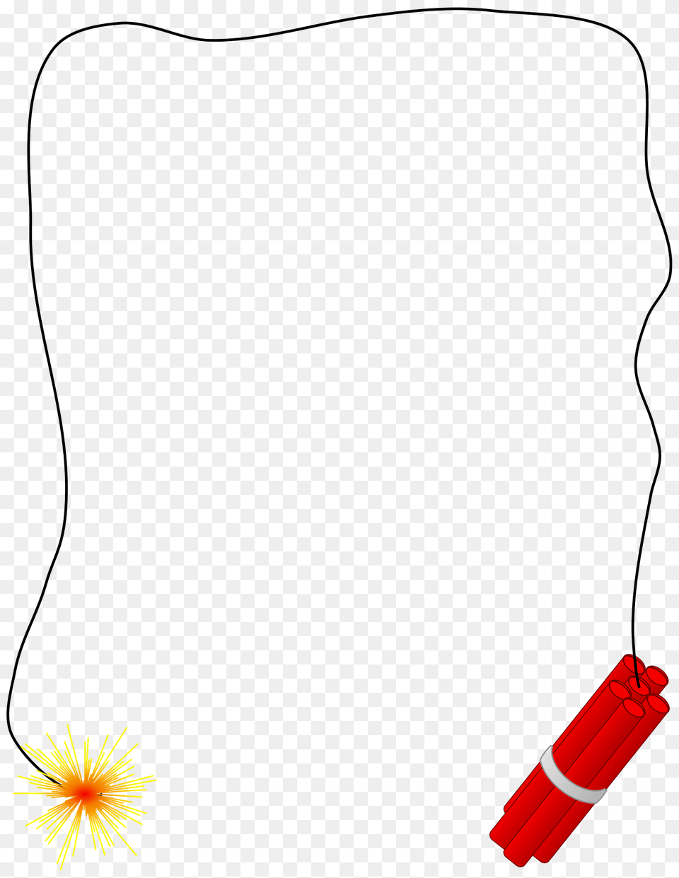 Dynamite Border Clipart, Weapon Free Png