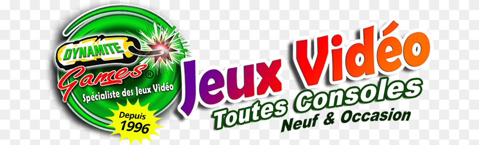 Dynamite Games Jeux Video Tests Vente Achat Occasion Dynamite Games, Logo, Food, Ketchup Free Transparent Png