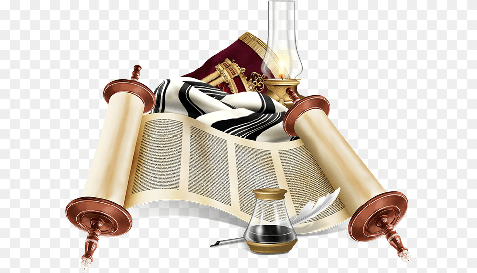 Dynamite Transparent Sefer Torah With Crown, Text, Bronze, Scroll, Document Png Image