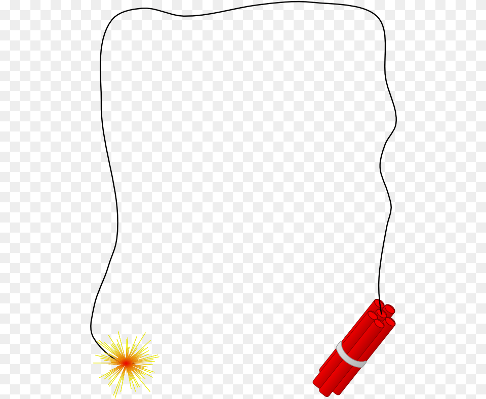 Dynamite Vector Fuse Dynamite Border, Weapon Png Image