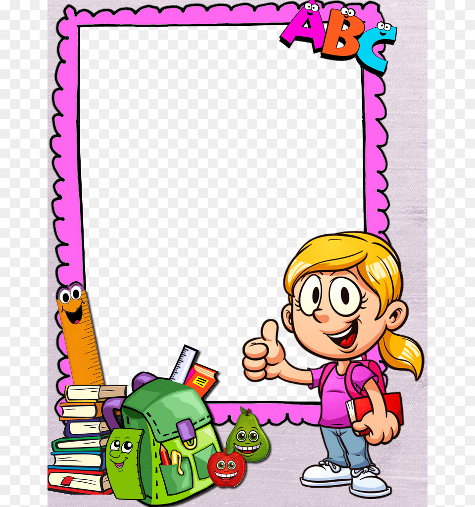 Dyplomy Borders And Frames, Baby, Person, Book, Comics Free Png Download