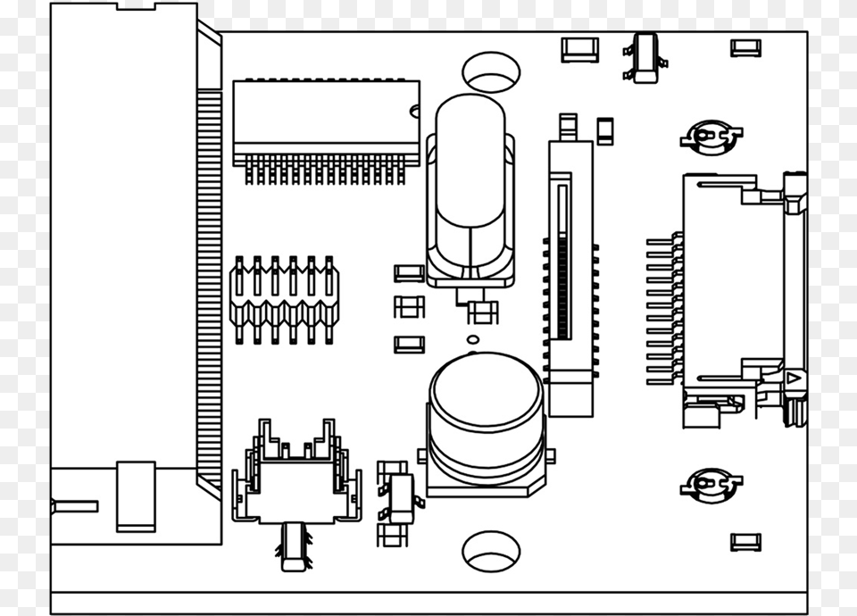 E 1 Electronic Component, Cad Diagram, Diagram Free Png Download