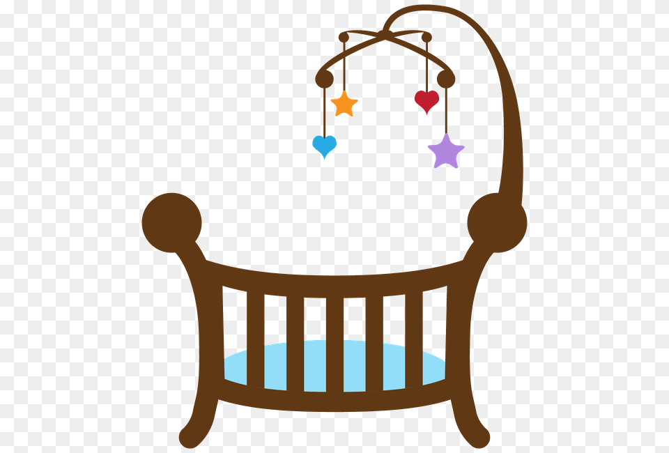 E, Furniture, Bed, Cradle, Crib Png