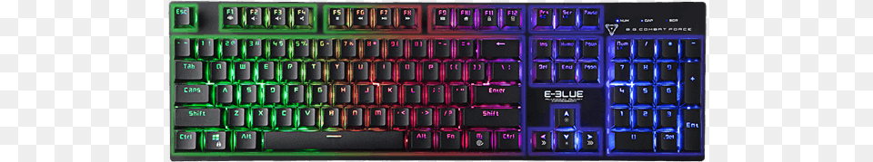 E Blue Gaming Keyboard, Computer, Computer Hardware, Computer Keyboard, Electronics Free Png