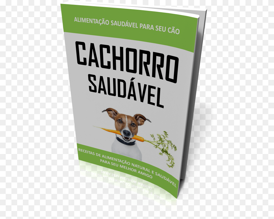 E Book Cachorro Saudavel Poster Brosch39s Healthy Dog With A Carrot, Advertisement, Publication, Herbal, Plant Png