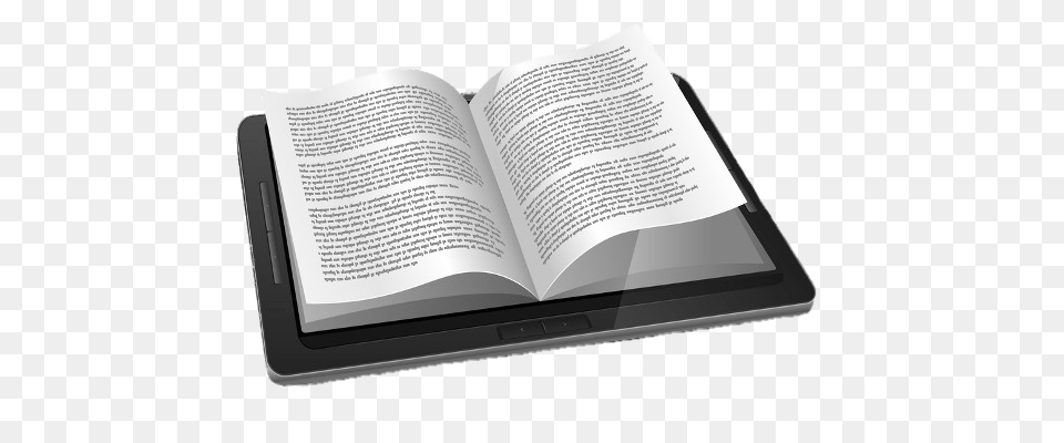 E Book With Book Pages, Page, Publication, Text, Computer Free Png