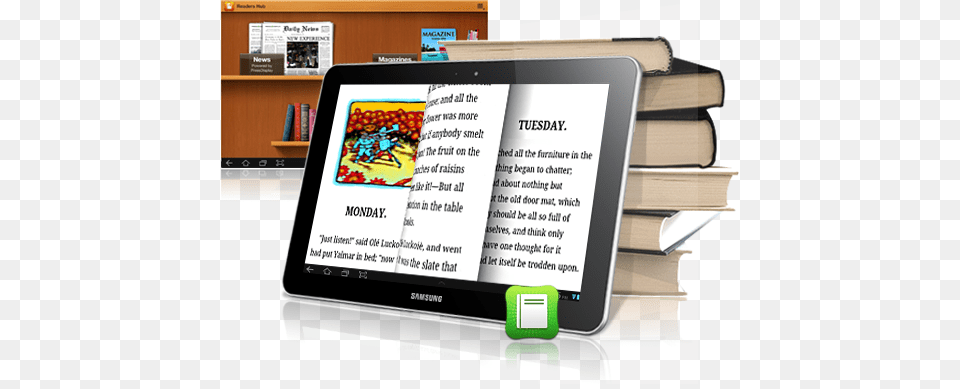 E Books Ebook Tablet, Computer, Electronics, Tablet Computer, Computer Hardware Free Png Download