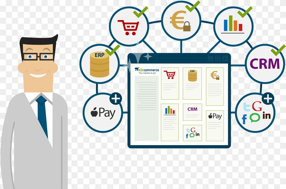 E Commerce Cartoon, Adult, Male, Man, Person Free Png