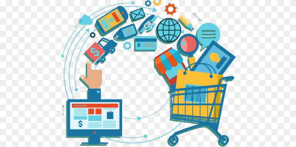 E Commerce Development, Shopping Cart, Dynamite, Weapon Free Png