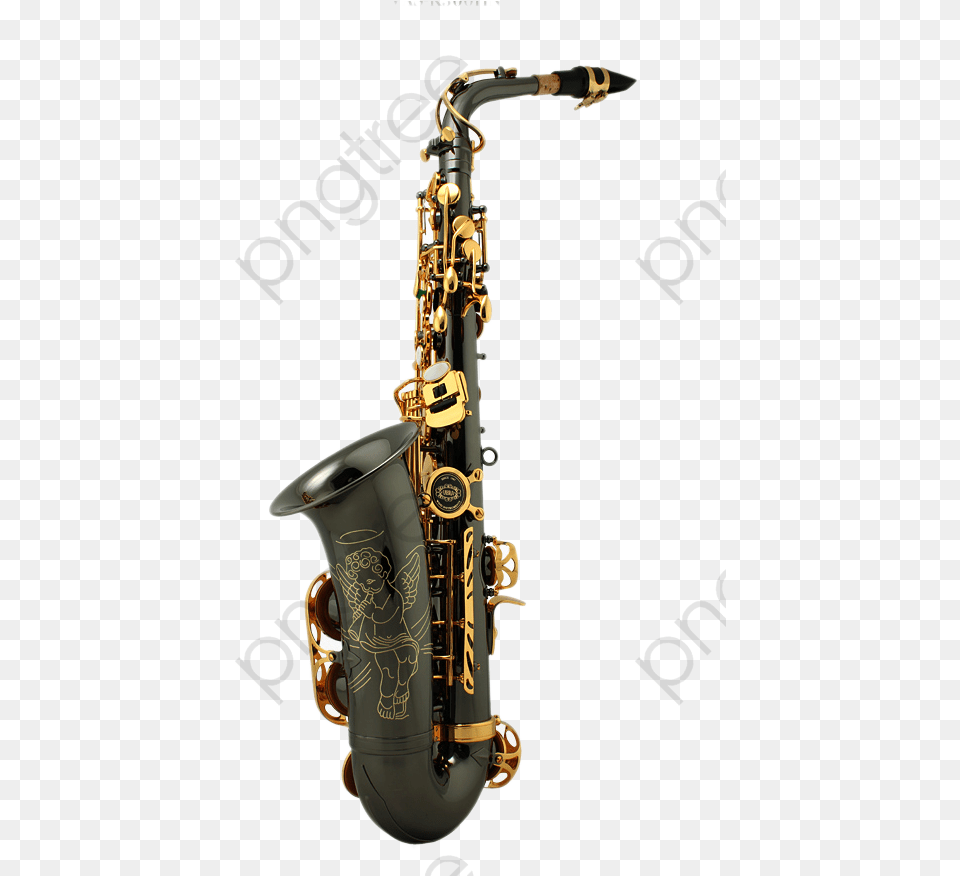 E Flat Saxophone Black Alto Saxophone, Musical Instrument, Smoke Pipe Png