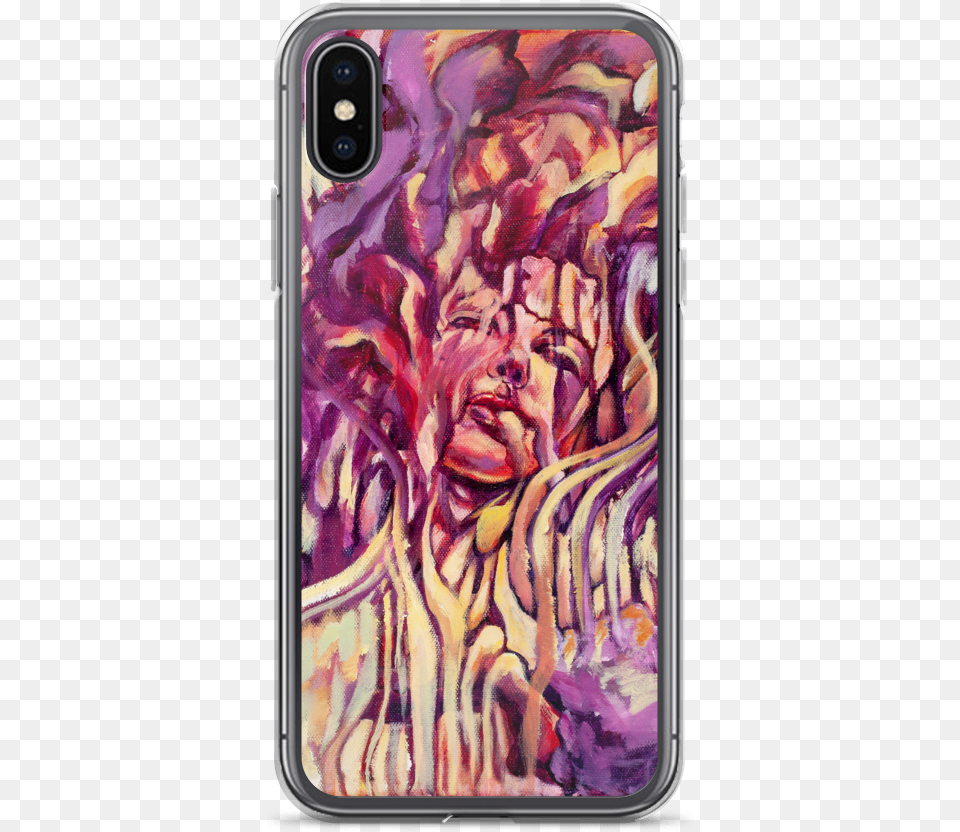 E Keel 056 Mockup Case On Phone Iphone X, Art, Electronics, Mobile Phone, Painting Png Image