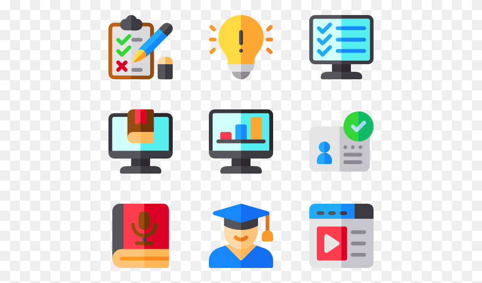 E Learning Online Icon Packs, People, Person, Face, Head Png