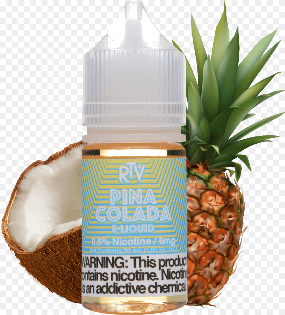 E Liquid Pina Colada Pineapple, Food, Fruit, Plant, Produce Free Png Download