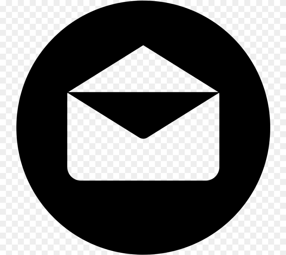 E Mail Hd Round Email Icon, Gray Png Image