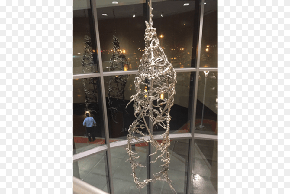 E Mail Zimmkimmaol Com Sculpture, Person, Chandelier, Lamp, Christmas Free Png Download