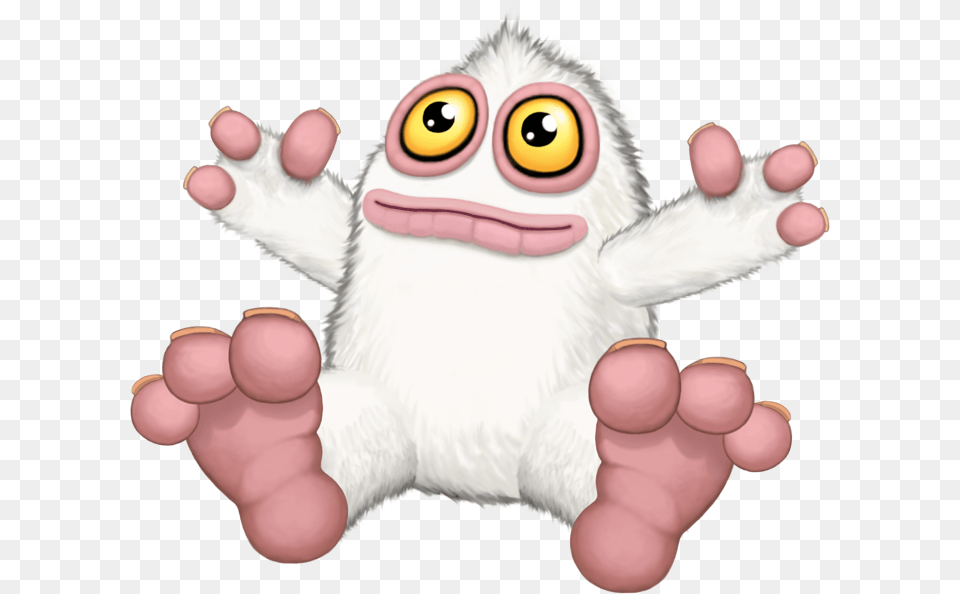 E Mammott Baby My Singing Monsters Baby Mammott, Body Part, Finger, Hand, Person Png Image