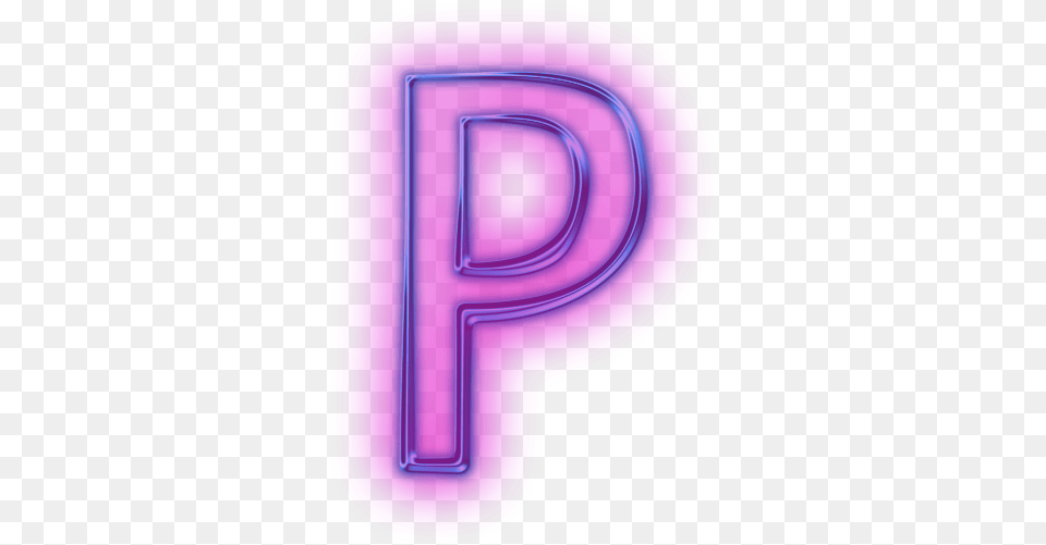 E Neon Transparent Clipart Free Neon Letter P, Light, Purple, Disk, Text Png Image