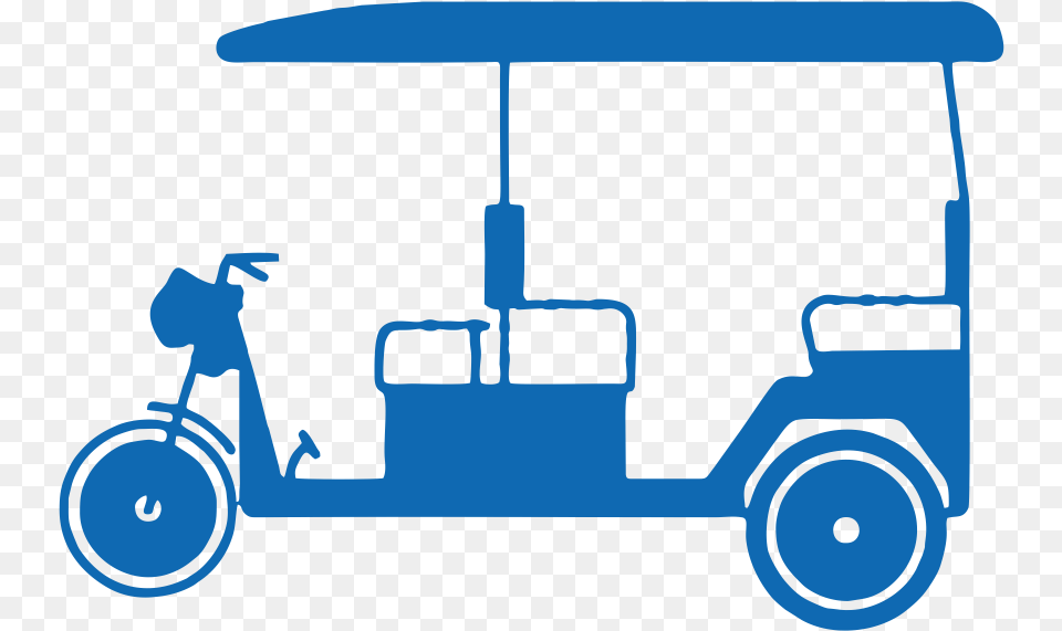 E Rickshaw Line Art, Transportation, Vehicle, Golf, Golf Cart Free Transparent Png