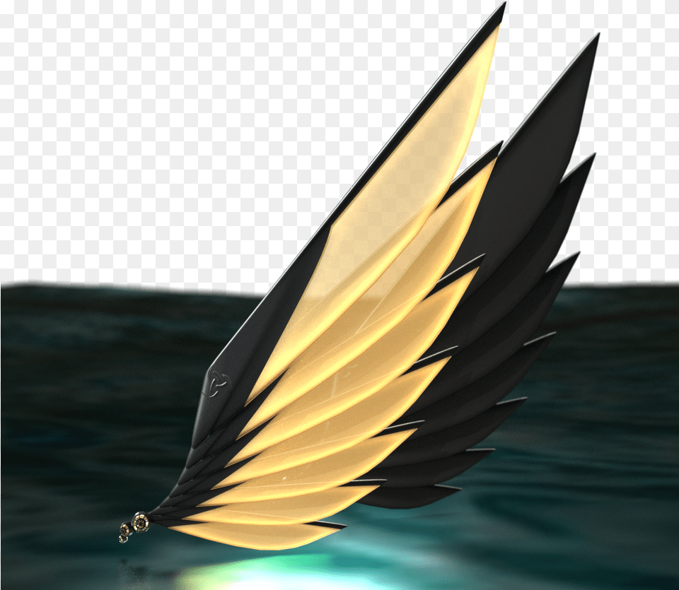 E V E Asgard Wings Black And Glow Gold Close Up, Boat, Sailboat, Transportation, Vehicle Free Transparent Png