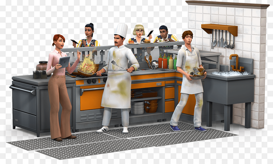 Ea Has Provided Us With A New Render Amp The Official Sims 4 Complete Pack, Adult, Restaurant, Person, Indoors Png