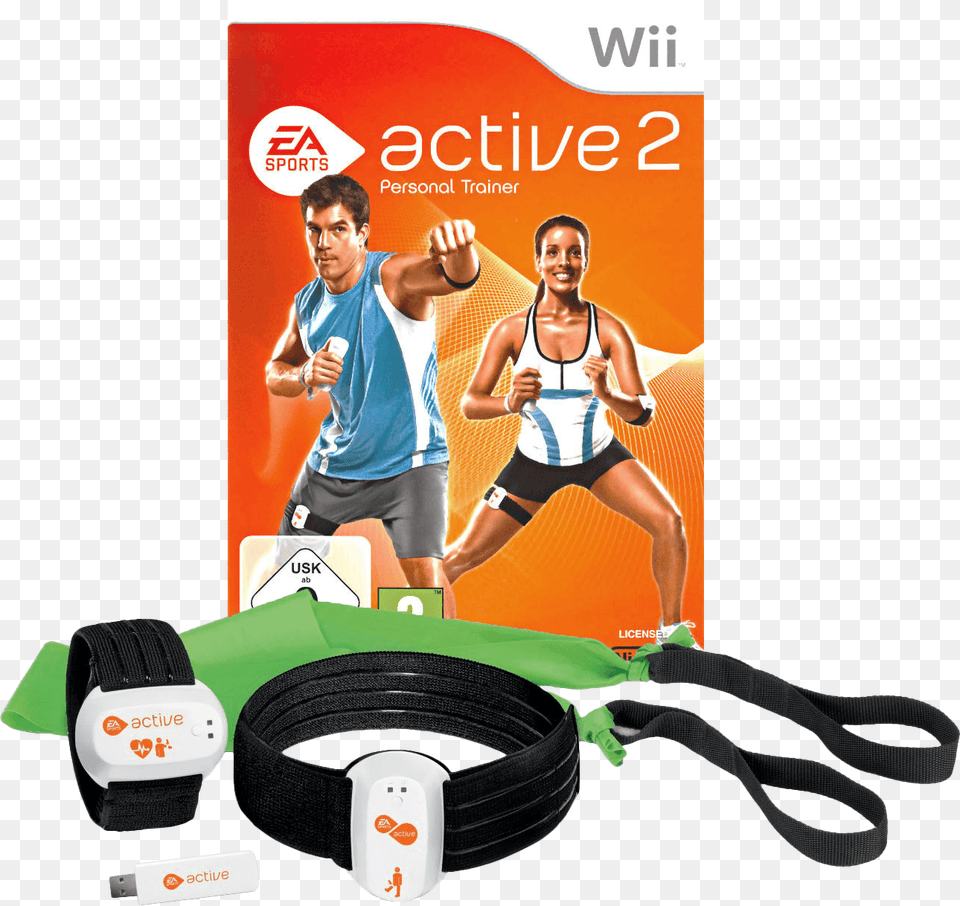 Ea Sports Active Accessory Pack Wii, Woman, Adult, Boy, Teen Png Image