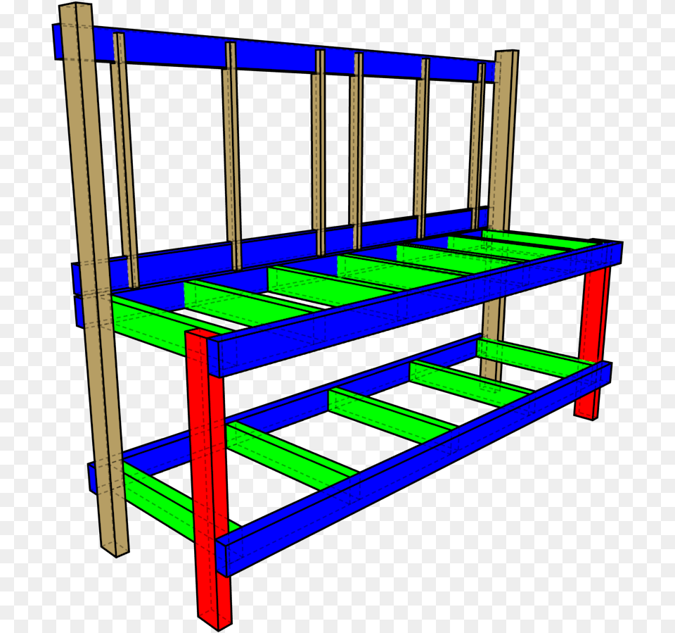 Each Color Represents A Specific Size That You Need Shelf, Play Area Png