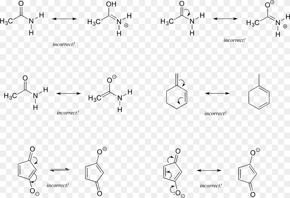 Each Of The 39illegal39 Resonance Expressions Below Contains Synthesis Of Diatrizoic Acid, Gray Png Image